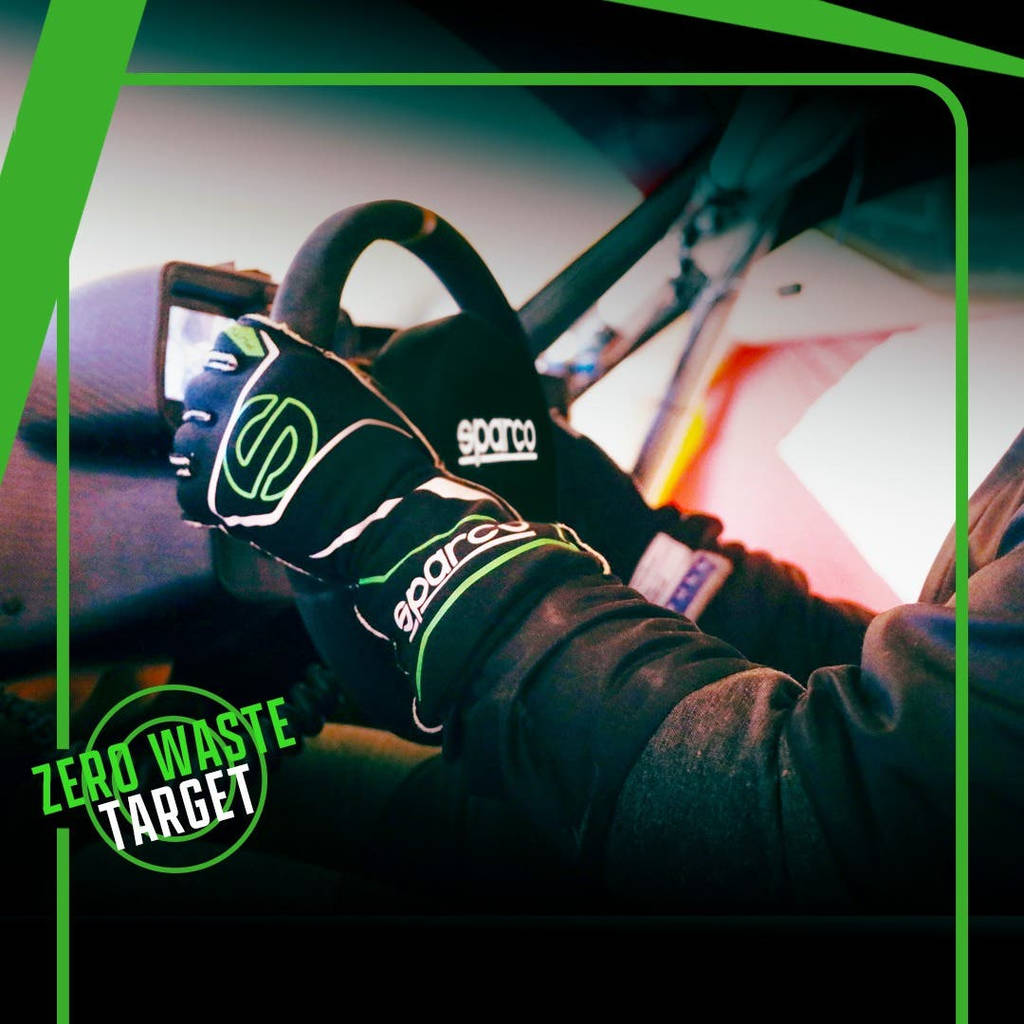 SPARCO 00136509NRVF FUTURA Racing gloves, FIA 8856-2018, black/green, size 9 Photo-2 