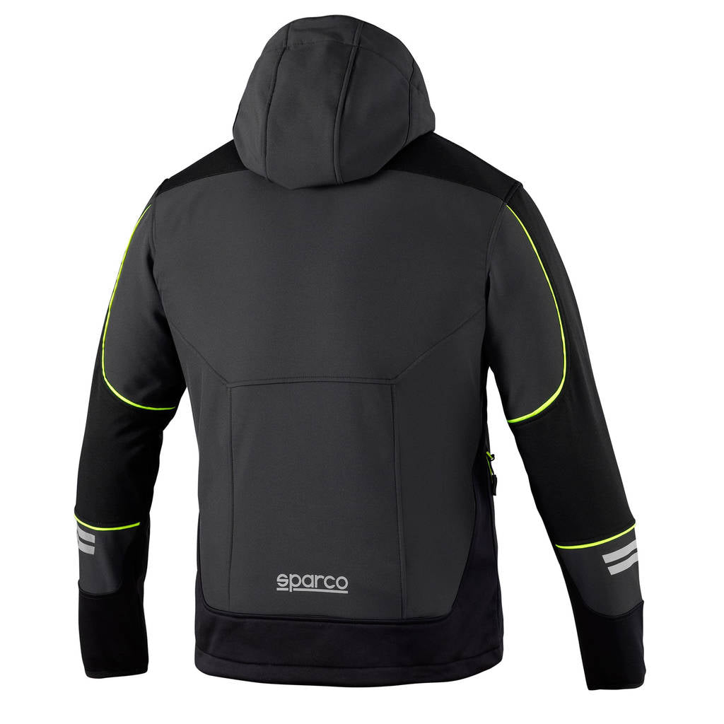 SPARCO 02412GSGF4XL TECH Soft-shell, grey/yellow fluo, size XL Photo-1 
