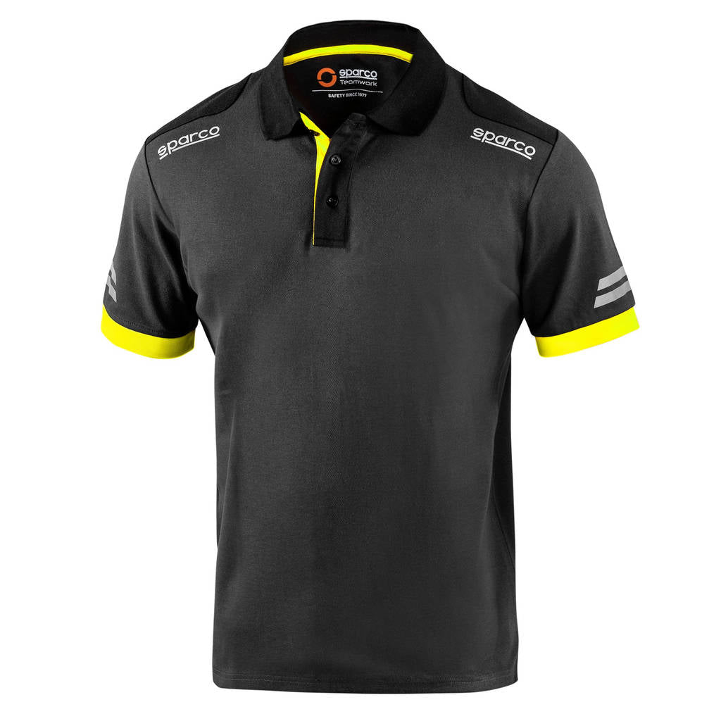 SPARCO 02415GSGF5XXL TECH Polo, grey/yellow fluo, size XXL Photo-0 