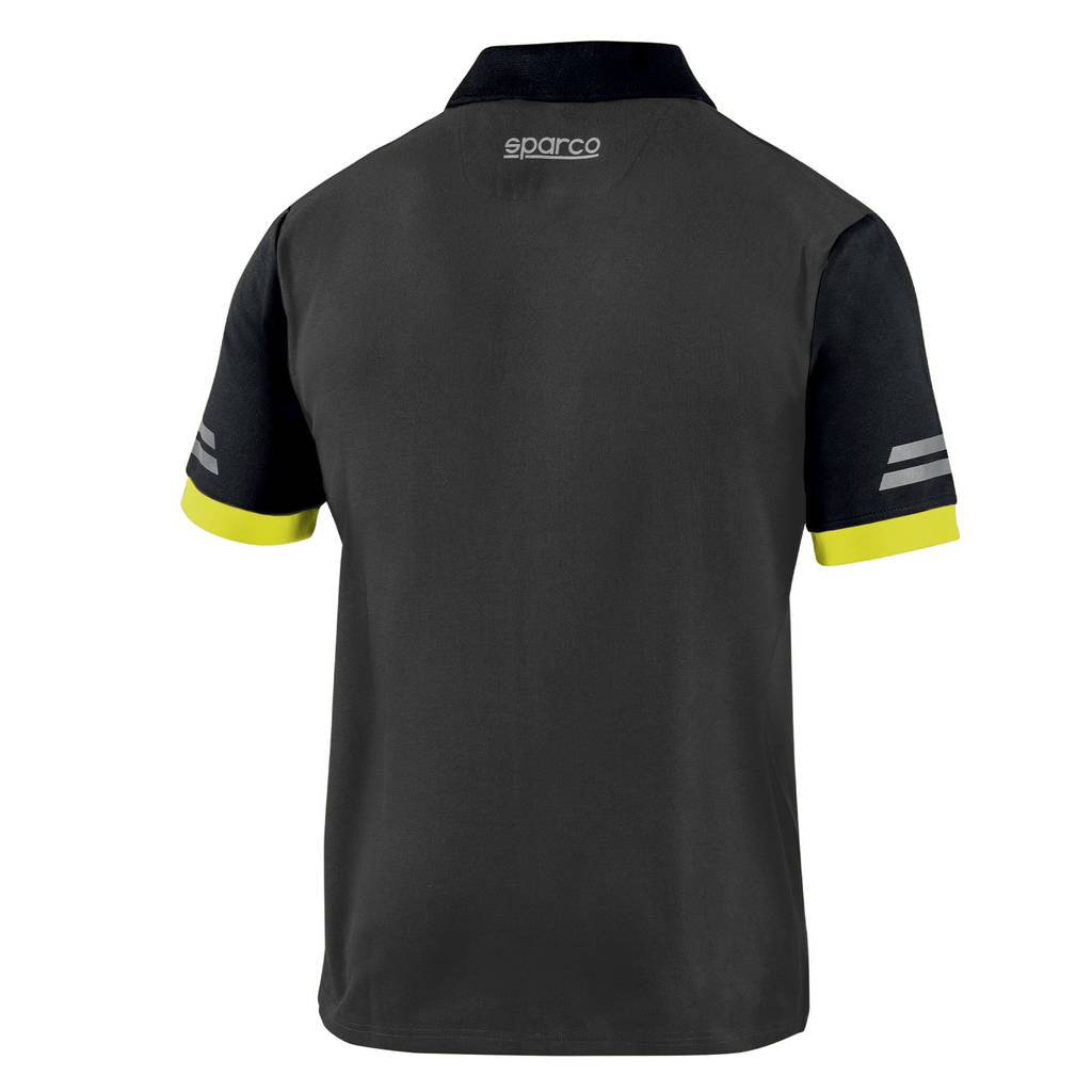 SPARCO 02415GSGF5XXL TECH Polo, grey/yellow fluo, size XXL Photo-1 