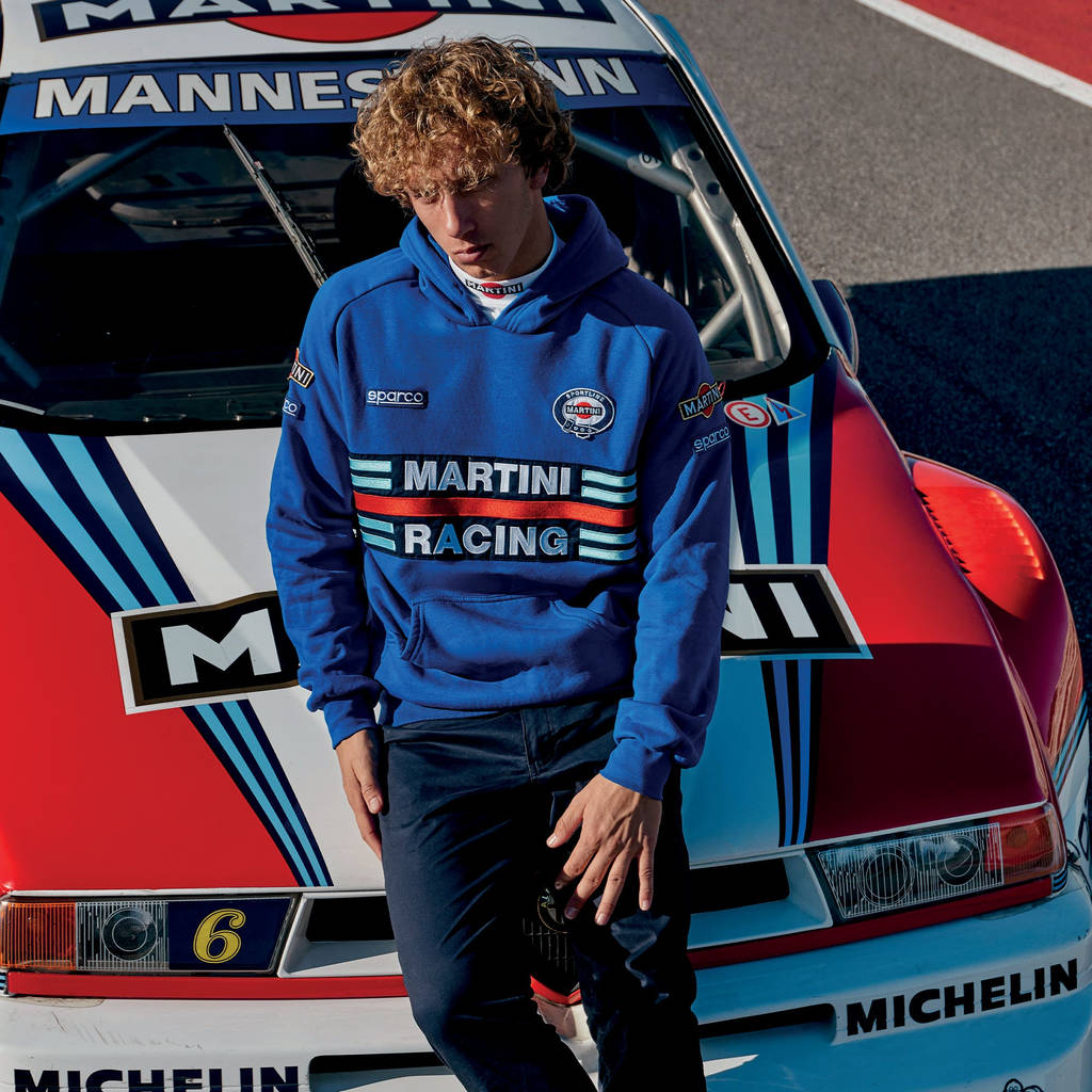 SPARCO 01279MRAZ4XL HOODIE MARTINI RACING, blue, size XL Photo-1 