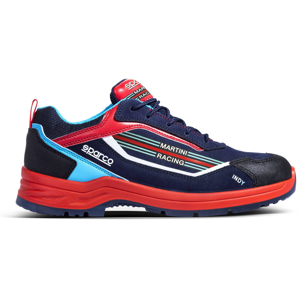 SPARCO 07537MR48BMRS Indy ESD S3 MARTINI RACING Shoes, navy blue/red, size 48 Photo-2 