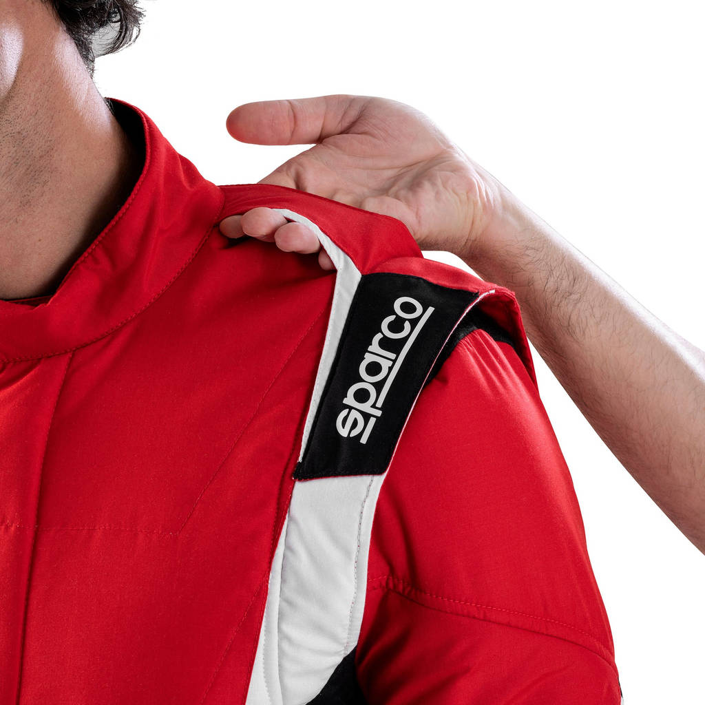 SPARCO 00114262RNBI Racing suit SUPERLEGGERA R564, FIA 8856-2018, red/black/white, size 62 Photo-3 