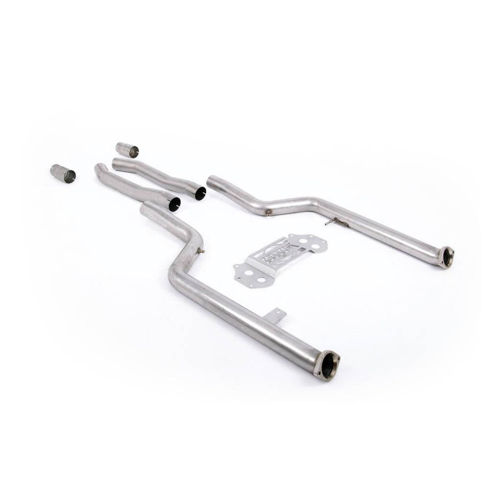 MILLTEK SSXBM1196 Cat-back OPF/GPF Bypass - non resonated (louder) for BMW M3 G80/G81 (2020 - Present)/ M4 G82 (2020 – Present) Photo-0 