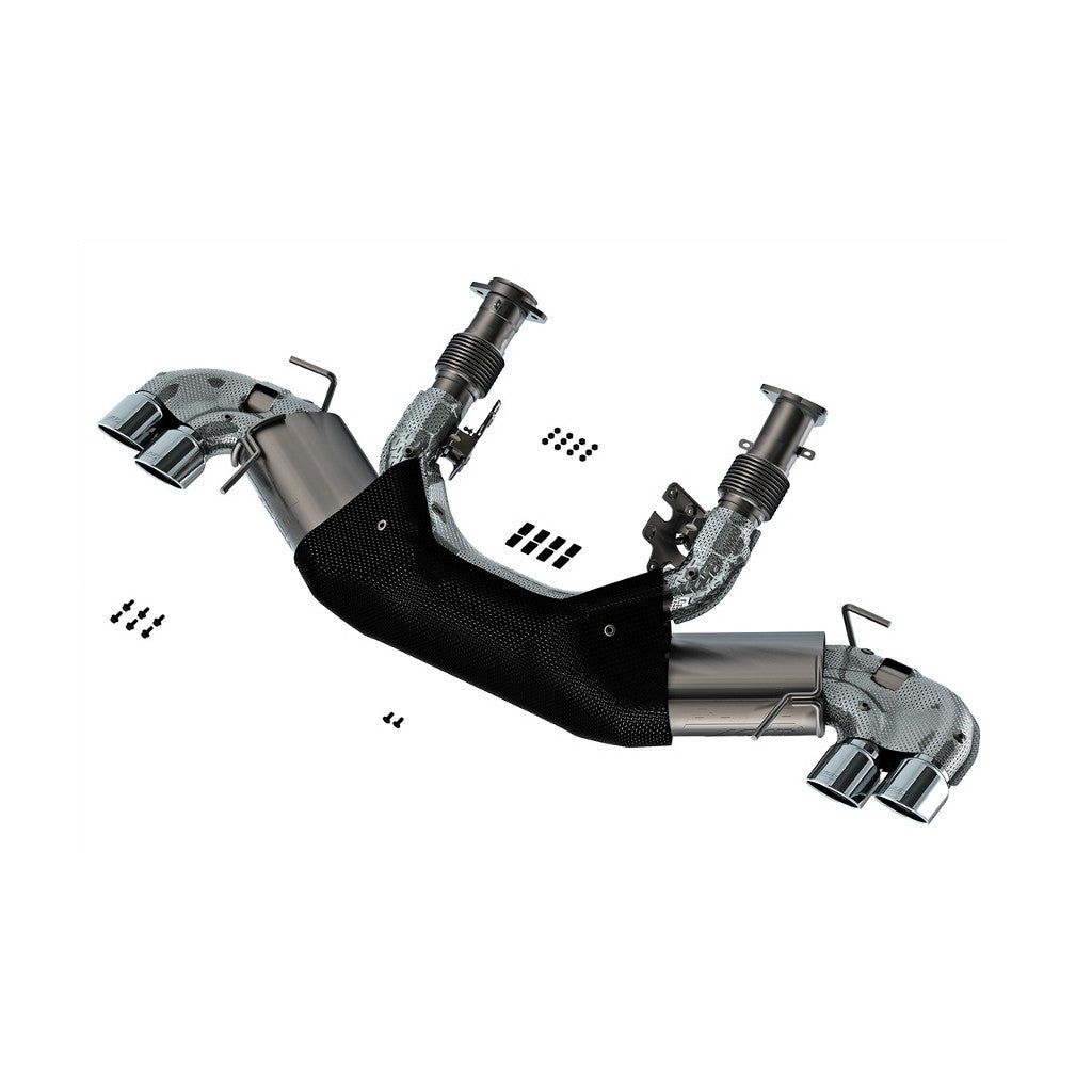 BORLA 140841 Exhaust System Cat-Back ATAK Polished T-304 Stainless Steel for CHEVROLET Corvette Stingray 2020-2023 Photo-0 