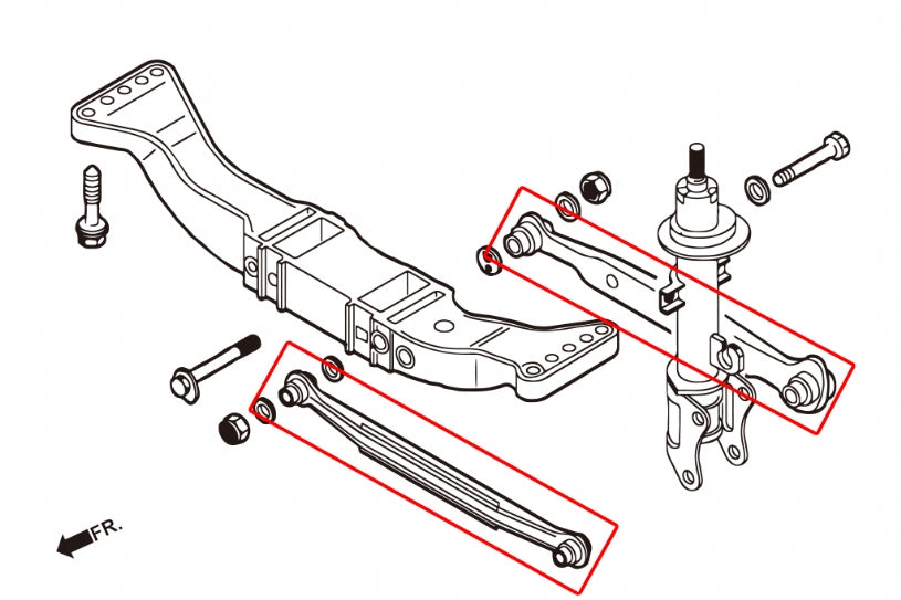 HARDRACE 6420 ADJ. CAMBER/TOE/CASTER ARM ALFA ALFA 156 Photo-1 