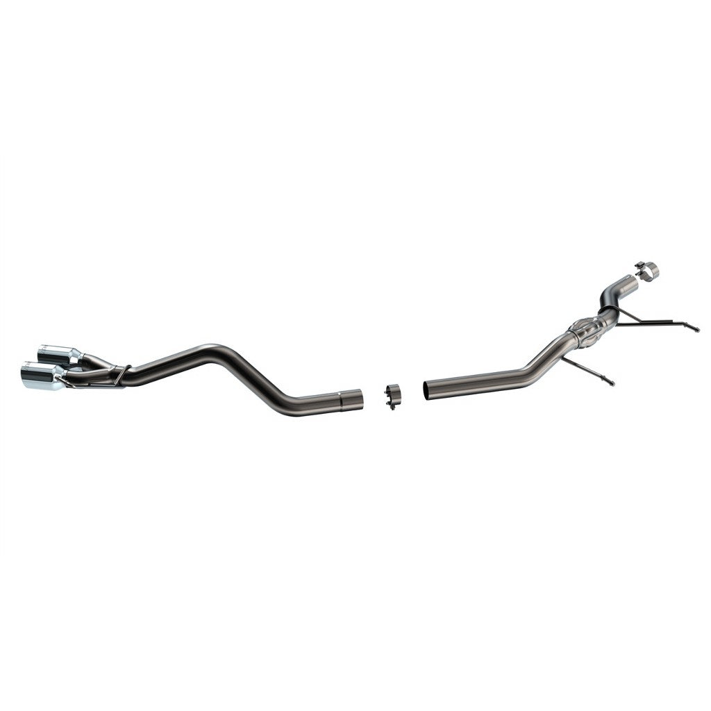 BORLA 140937 Cat-Back Exhaust System S-TYPE 2.50", S TIP 3.50" Bright Chrome, T-304 Stainless Steel for FORD Maverick 2.0L 2022-2023 Photo-0 
