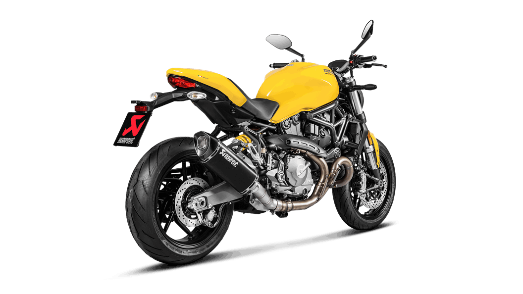 AKRAPOVIC S-D12SO8-RTBL DUCATI MONSTER 821 2017-2019 Slip-On Line (Titanium) Photo-2 