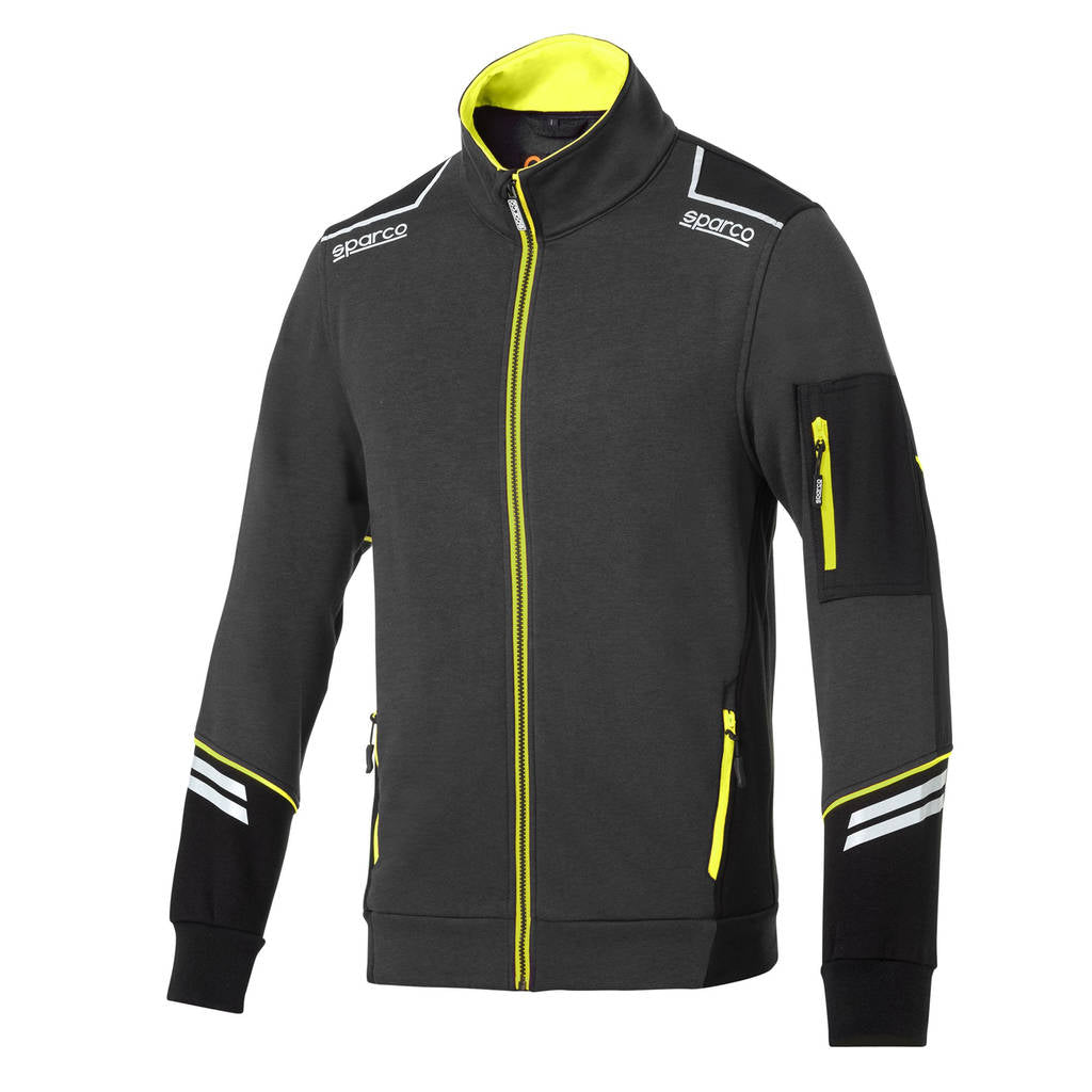 SPARCO 02429GSGF2M Mechanic's tech full zip TW grey/yellow M Photo-0 