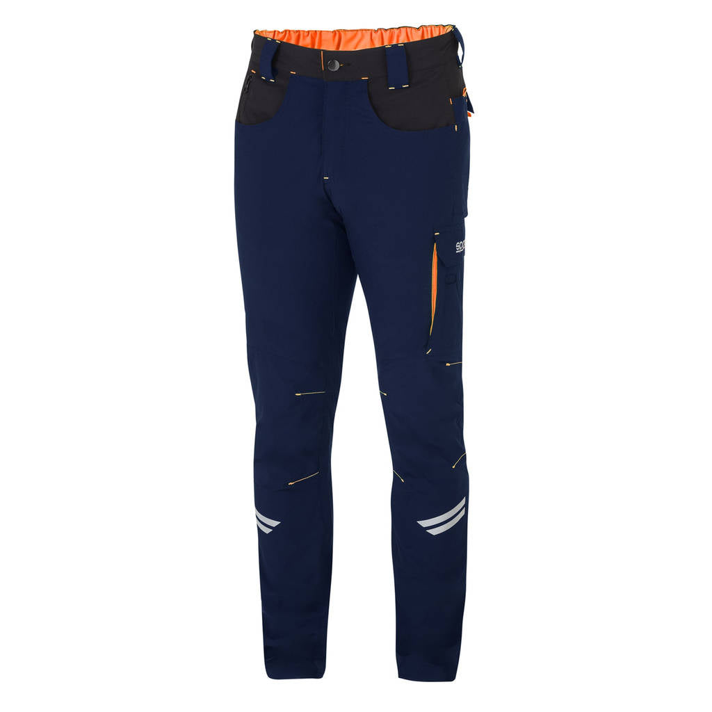 SPARCO 02425BMAF6XXX Mechanic's tech light trousers TW navy blue/ orange 3XL Photo-0 