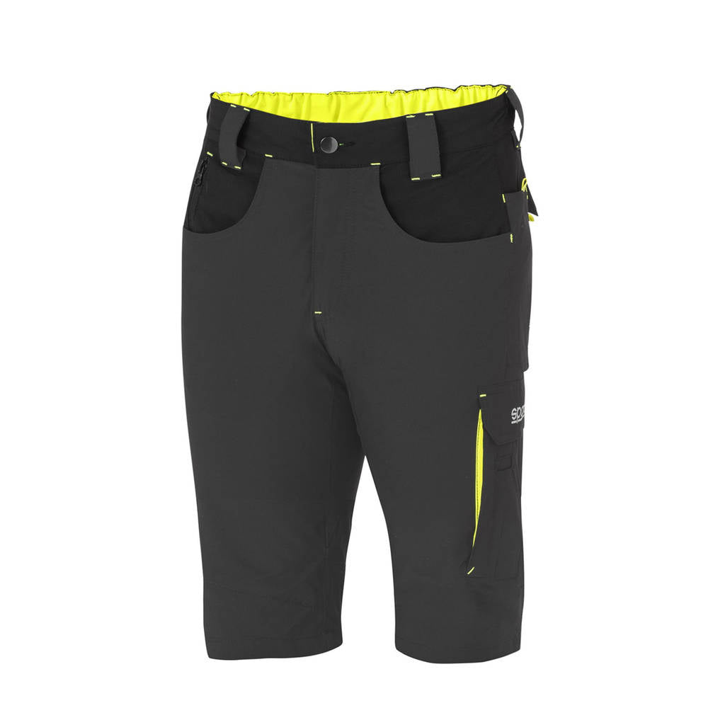 SPARCO 02428GSGF2M Mechanic's tech light shorts TW grey/yellow M Photo-0 