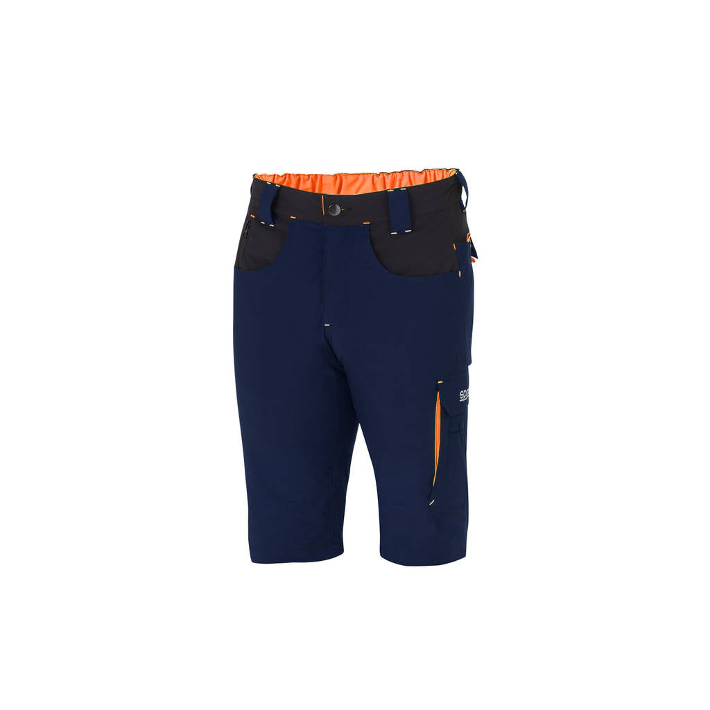 SPARCO 02428BMAF1S Mechanic's tech light shorts TW navy blue/ orange S Photo-0 