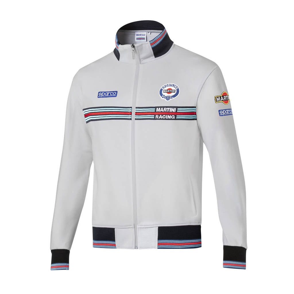 SPARCO 01278MRGR6XXX Full zip sweatshirt MARTINI RACING grey 3XL Photo-0 