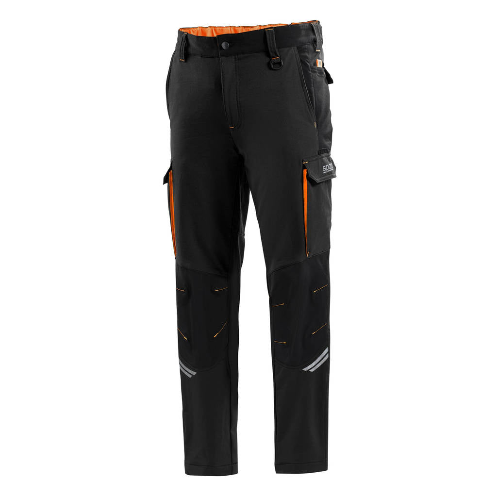 SPARCO 02417NRAF4XL Mechanic's tech trousers TW black/orange XL Photo-0 