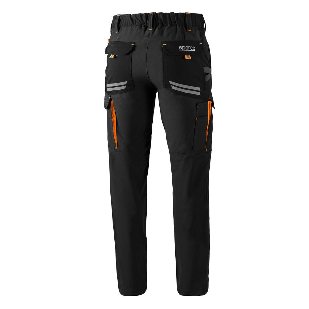 SPARCO 02417NRAF6XXX Mechanic's tech trousers TW black/orange 3XL Photo-1 