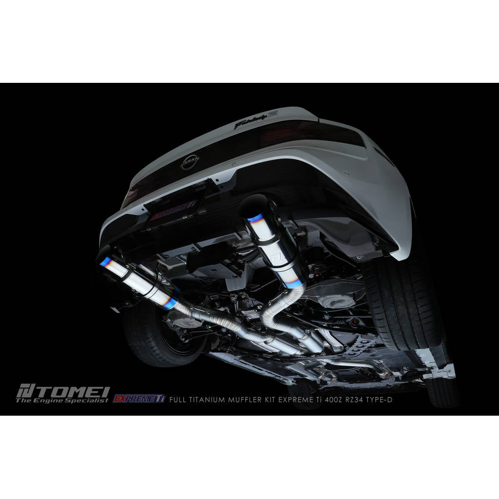 TOMEI TB6090-NS21D Full Titanium Muffler Kit EXPREME TI TYPE-D for NISSAN 400Z (RZ34) 2022+ Photo-1 