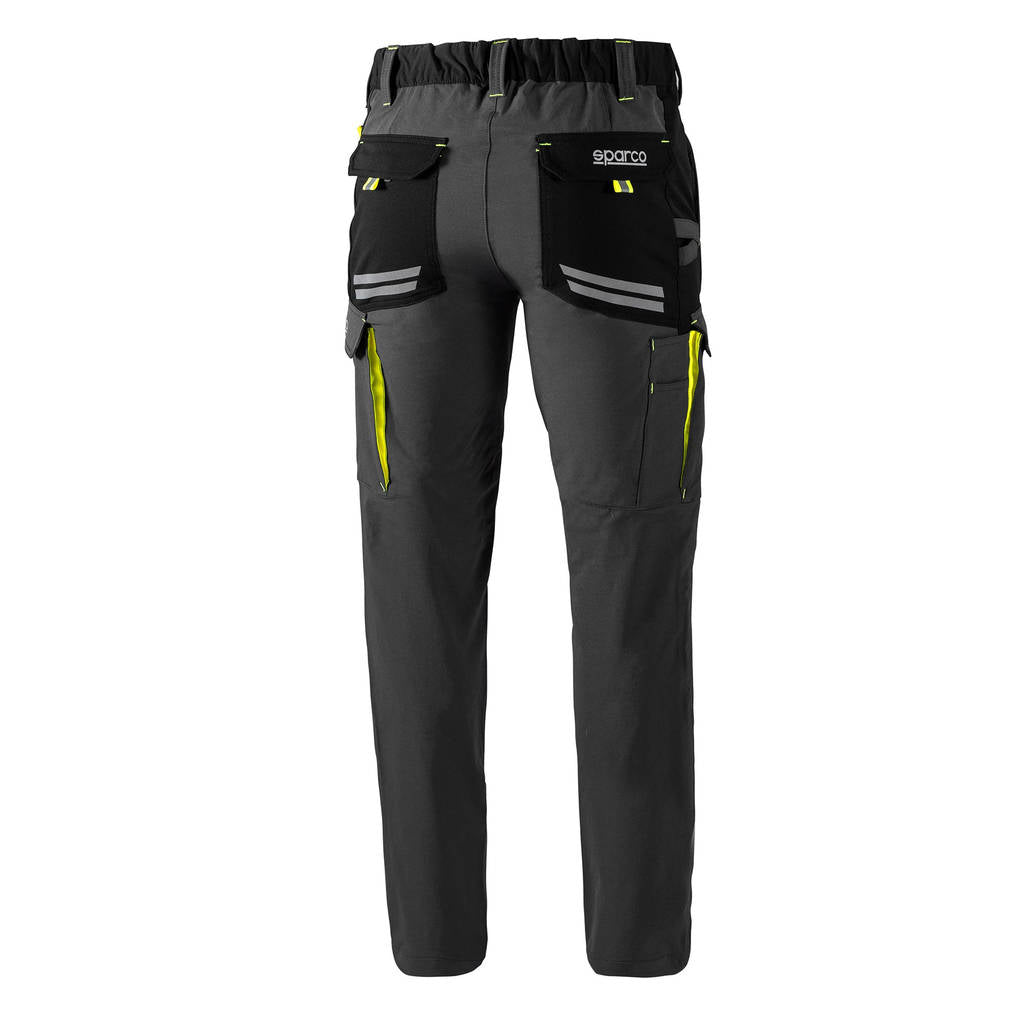 SPARCO 02417GSGF4XL TECH Trousers grey\ yellow XL Photo-1 