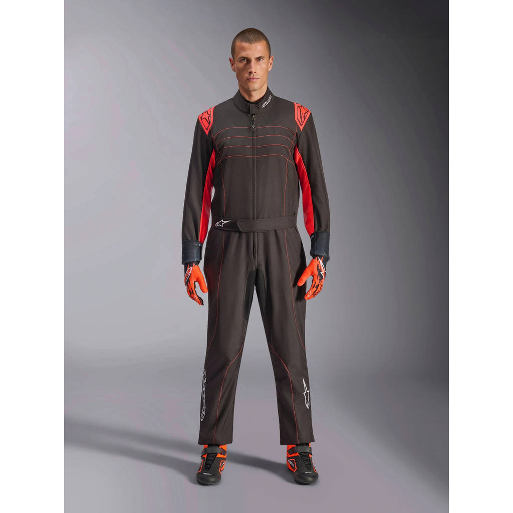 ALPINESTARS 3356024_1030_54 Kmx-9 v3 suit - black red fluo, Size 54 Photo-0 
