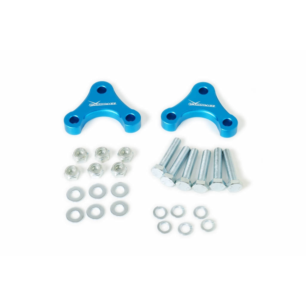 HARDRACE Q0741 GEOMETRY CORRECTION SPACER +15mm - 2PCS / SET for VW (GOLF 04- / TIGUAN '09- / PASSAT '06-) / AUDI (A3 '03- / Q3 '12-) / SKODA (OCTAVIA '04- / SUPERB '08-) Photo-2 