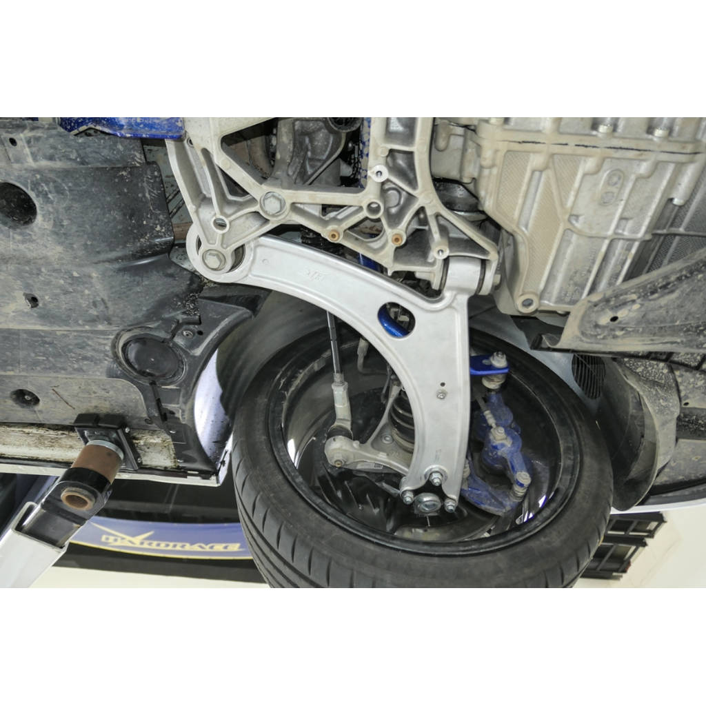 HARDRACE Q0822 Front Lower Control Arm - FORGED ALUMINUM (Pillow Ball) - 2PCS / SET for VW GOLF '12-20- / T-ROC '17- / AUDI A3 '12-20- / Q2 '16- / SKODA OCTAVIA '12-21 Photo-7 