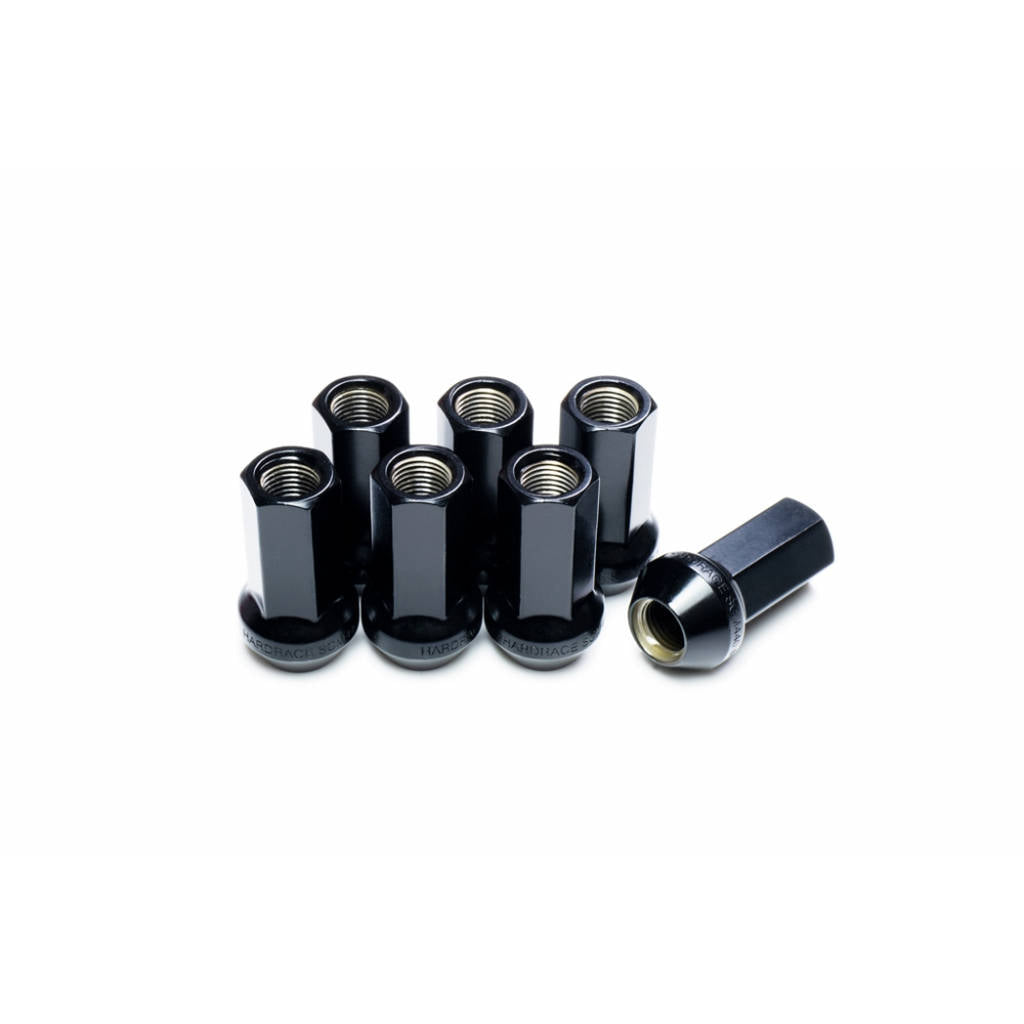 HARDRACE Q0932 Wheel lug nuts - M12 x 1.25, LENGTH: 45mm OPEN-END TYPE, 60° CONICAL SEAT 20PCS / SET Photo-2 