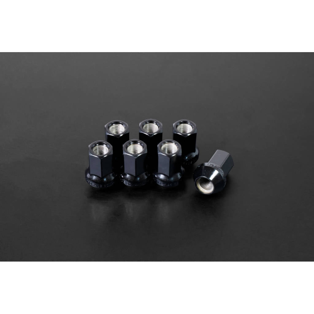 HARDRACE Q0934 Wheel lug nuts - M12 x 1.25, LENGTH: 35mm OPEN-END TYPE, 60° CONICAL SEAT 20PCS / SET Photo-0 