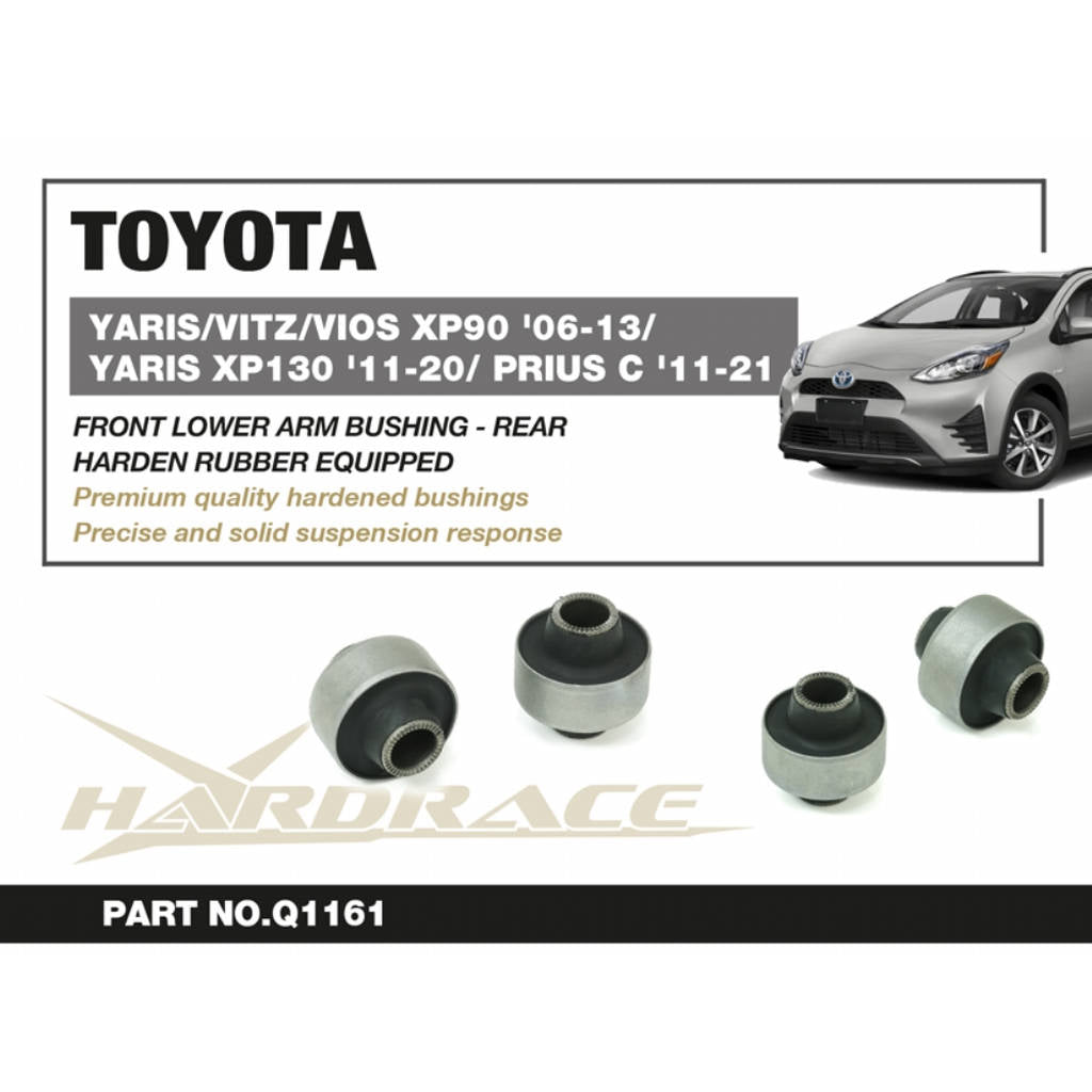 HARDRACE Q1161 Front Lower Arm Ball Joint OE Replacement - 2PCS / SET for TOYOTA YARIS '99- / VIOS '02- / PRIUS C '11-21 Photo-1 