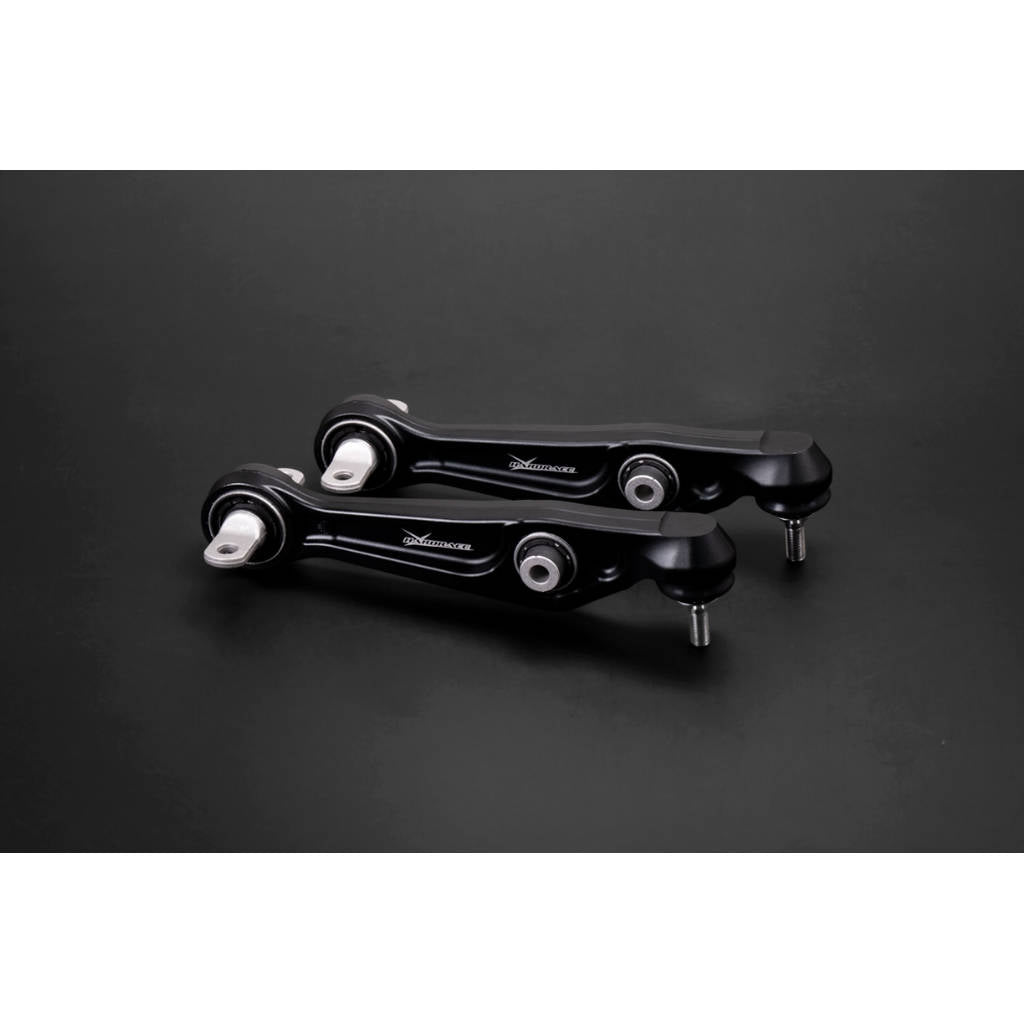 HARDRACE Q1229 Front lower front straight arm (harden rubber) - 2pcs/set for TESLA Model 3 2017+ Photo-0 