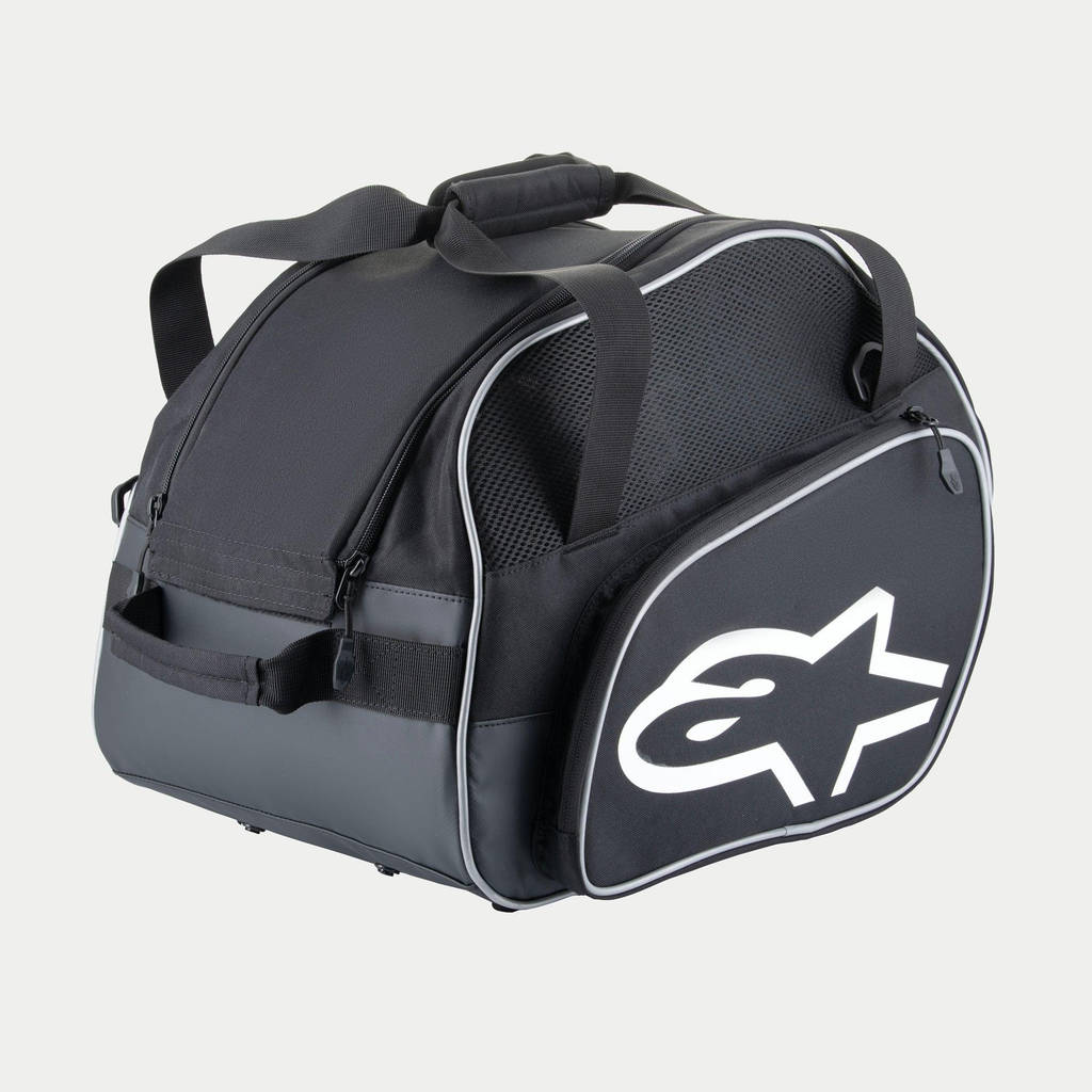 ALPINESTARS 6150224_12_OS Helmet Bag FLOW V3 Black / white, One Size Photo-0 