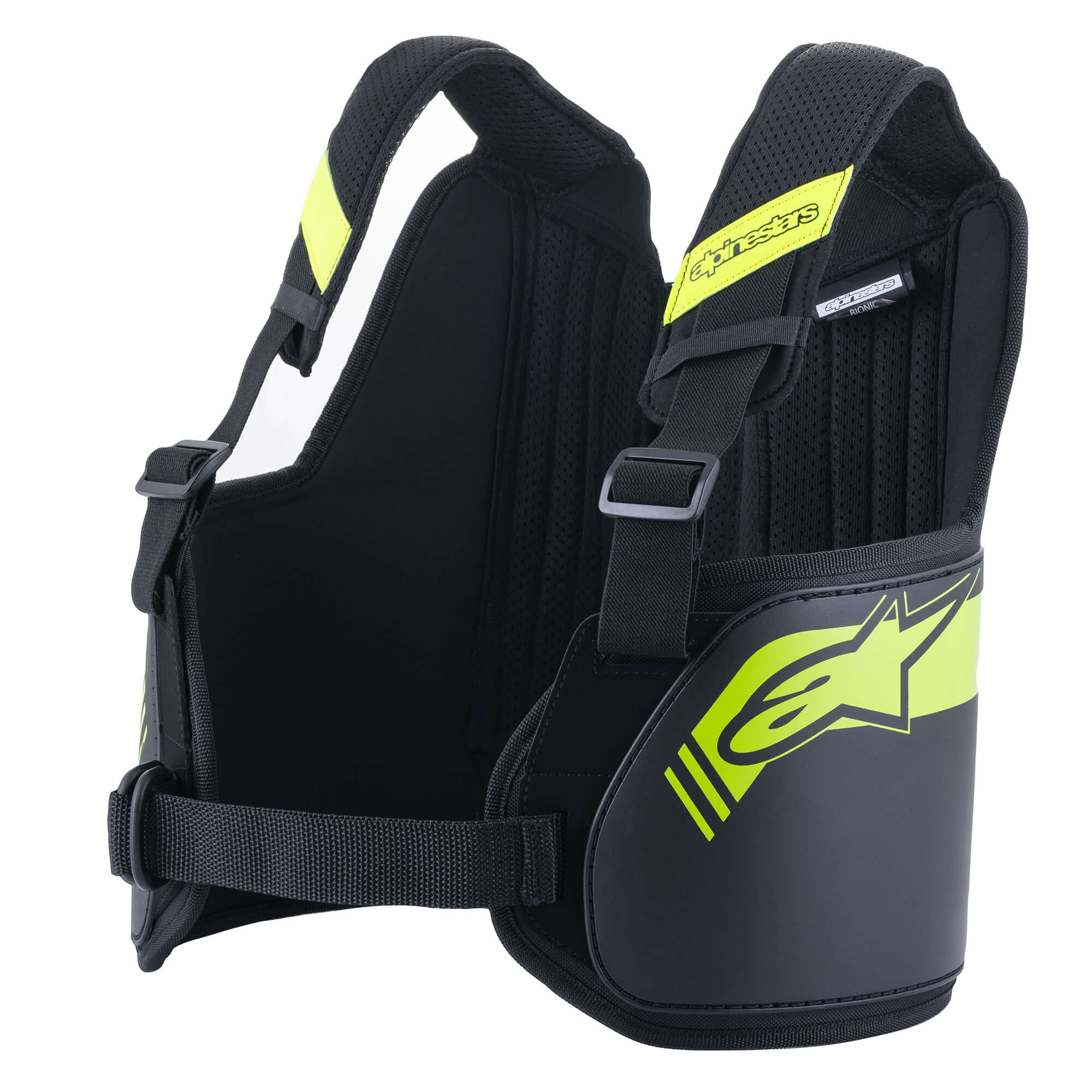 ALPINESTARS 6547013_155_OS YOUTH BIONIC RIB PROTECTOR, black/yellow fluo, One Size Photo-0 