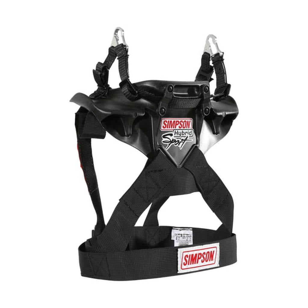 Simpson HS.SML.11.PA.FIA Neck Restraint Hybrid Sport SMALL Adjustable sliding tether Post anchor compatible Photo-1 