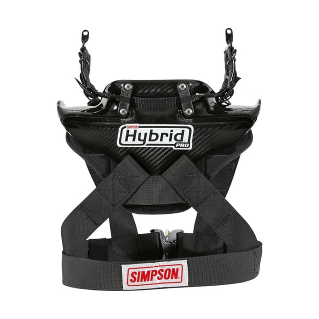 Simpson HYPL.LRG.11.M61.FIA Neck Restraint Hybrid ProLite LARGE Adjustable sliding tether w/ M61 quick release helmet anchors Photo-1 