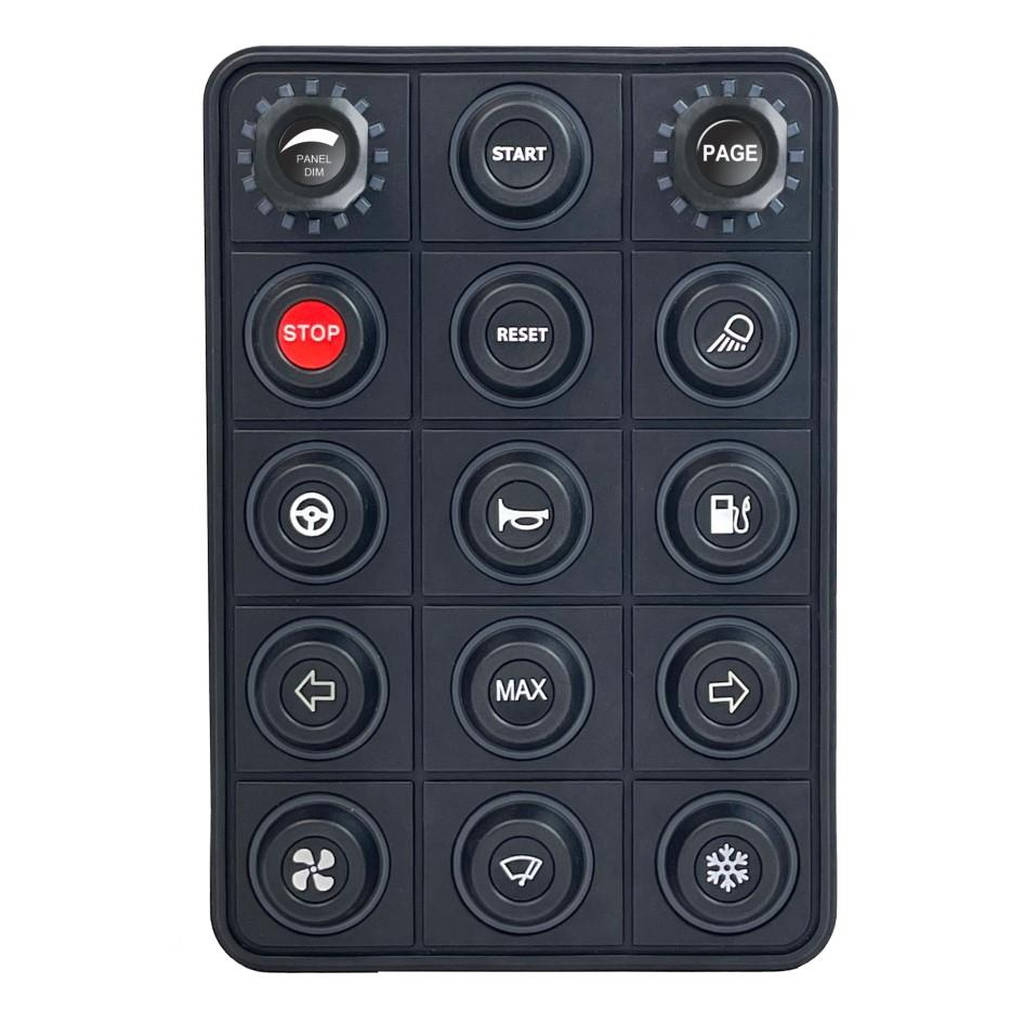 Link ECU 101-0330 Keypad CAN-Bus 15 Button + 2 Rotary Encoders Photo-1 