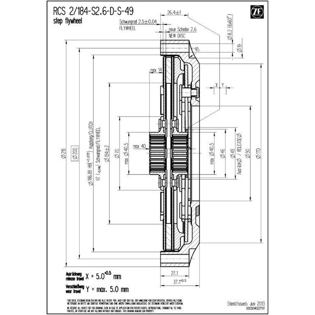 SACHS PERFORMANCE 003072000478 Clutch Housing RCS 184 Photo-1 