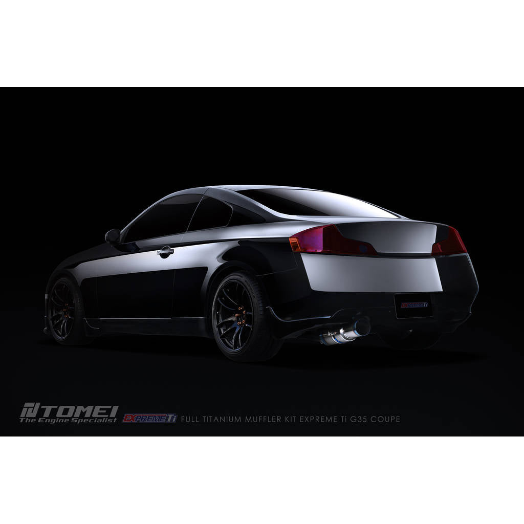 TOMEI TB6090-NS04G Muffler Kit EXPREME Ti (full titanium) for INFINITI G35 COUPE Photo-2 