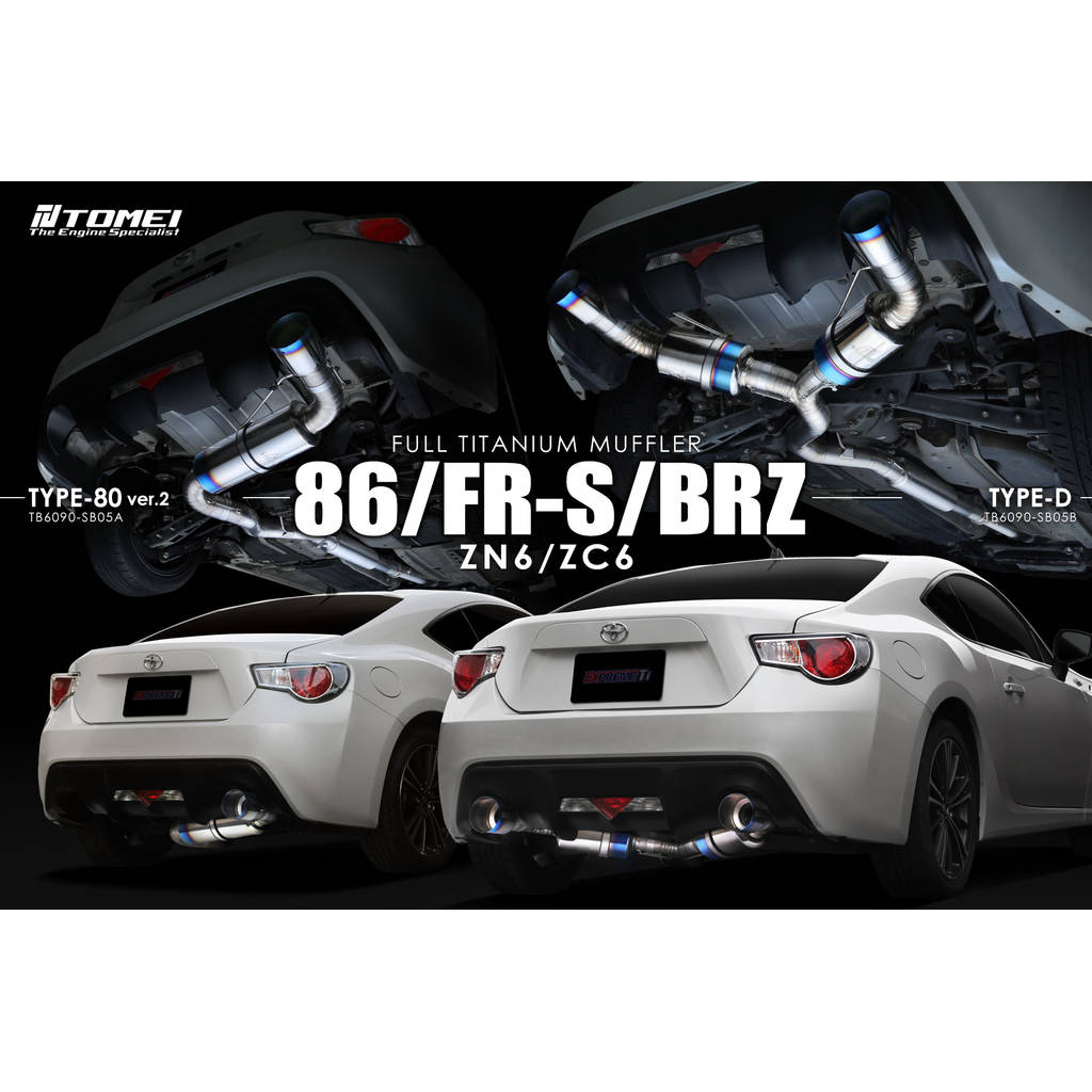 TOMEI TB6090-SB05B Muffler Kit EXPREME Ti (full titanium) for TOYOTA 86 / SUBARU BRZ Photo-9 