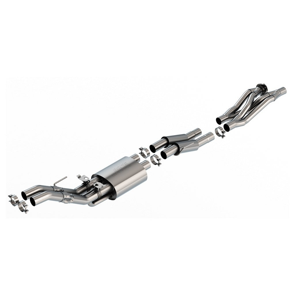 BORLA 60736 Mid-section of exhaust system S-TYPE for FORD F-150 Raptor R 5.2L V8 SC AT 4WD 4DR CC SB 145.4" WB 2023-2024 Photo-0 