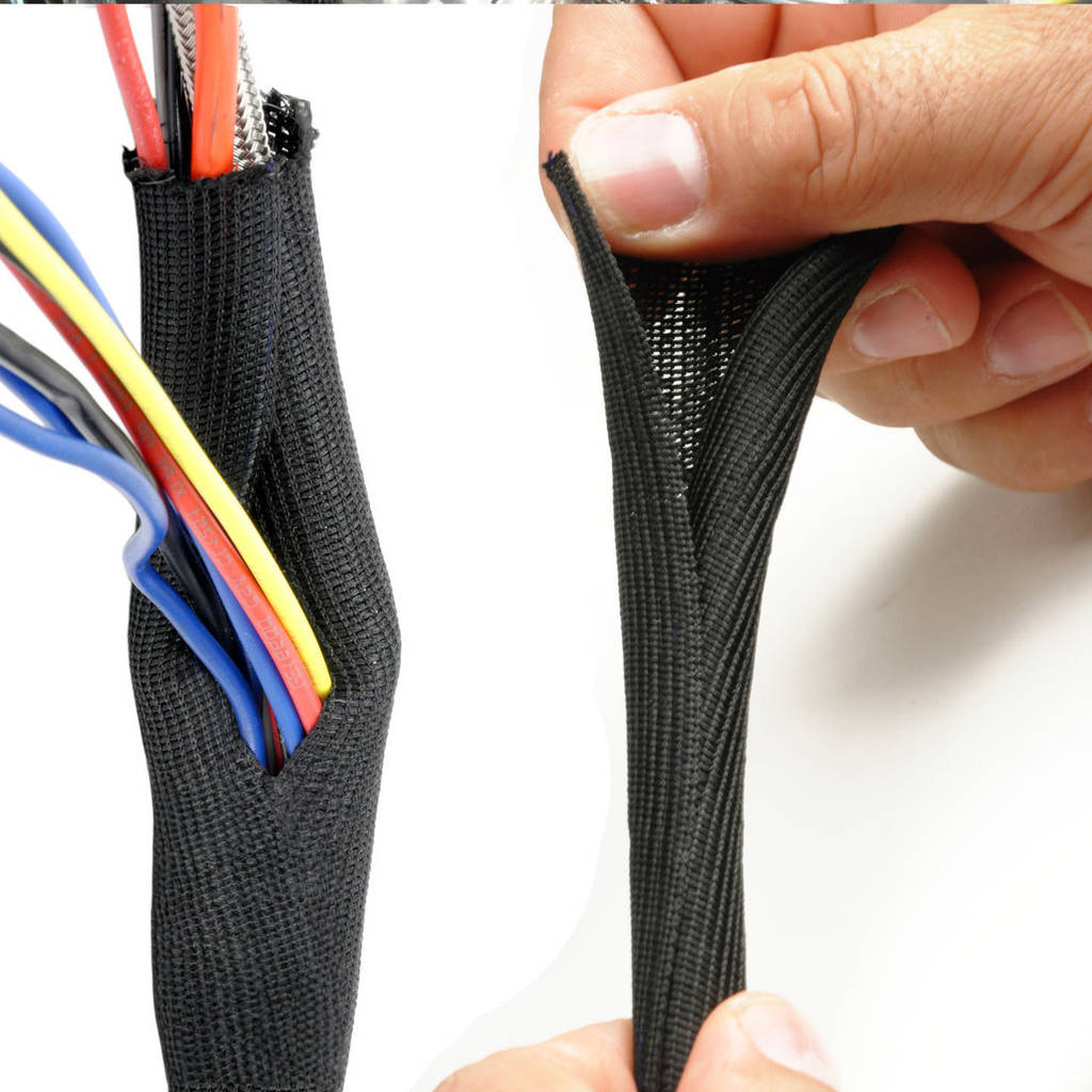 Design Engineering (DEI) 94653 Split wire sleeve Easy Loom - 1/2in x 100ft Photo-4 