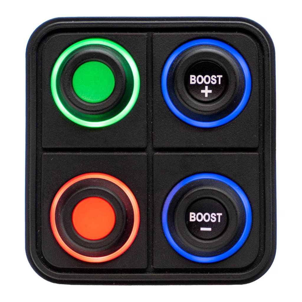 Link ECU 101-0234 4 key (2x2) CAN Keypad with interchangeable 15mm inserts (sold separately) Photo-1 