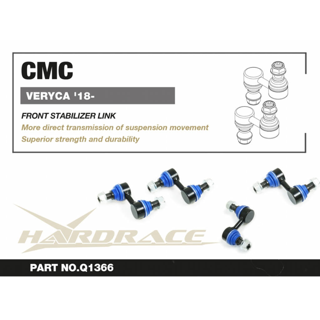HARDRACE Q1366 Front stabilizer link - 2 Pcs/Set for CMC Veryca A180 2018+ Photo-1 
