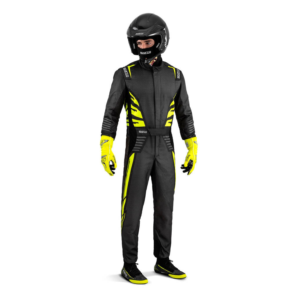 SPARCO 001103060GSGF Racing suit Infinity 5.0 grey / yellow fluo 60 Photo-0 
