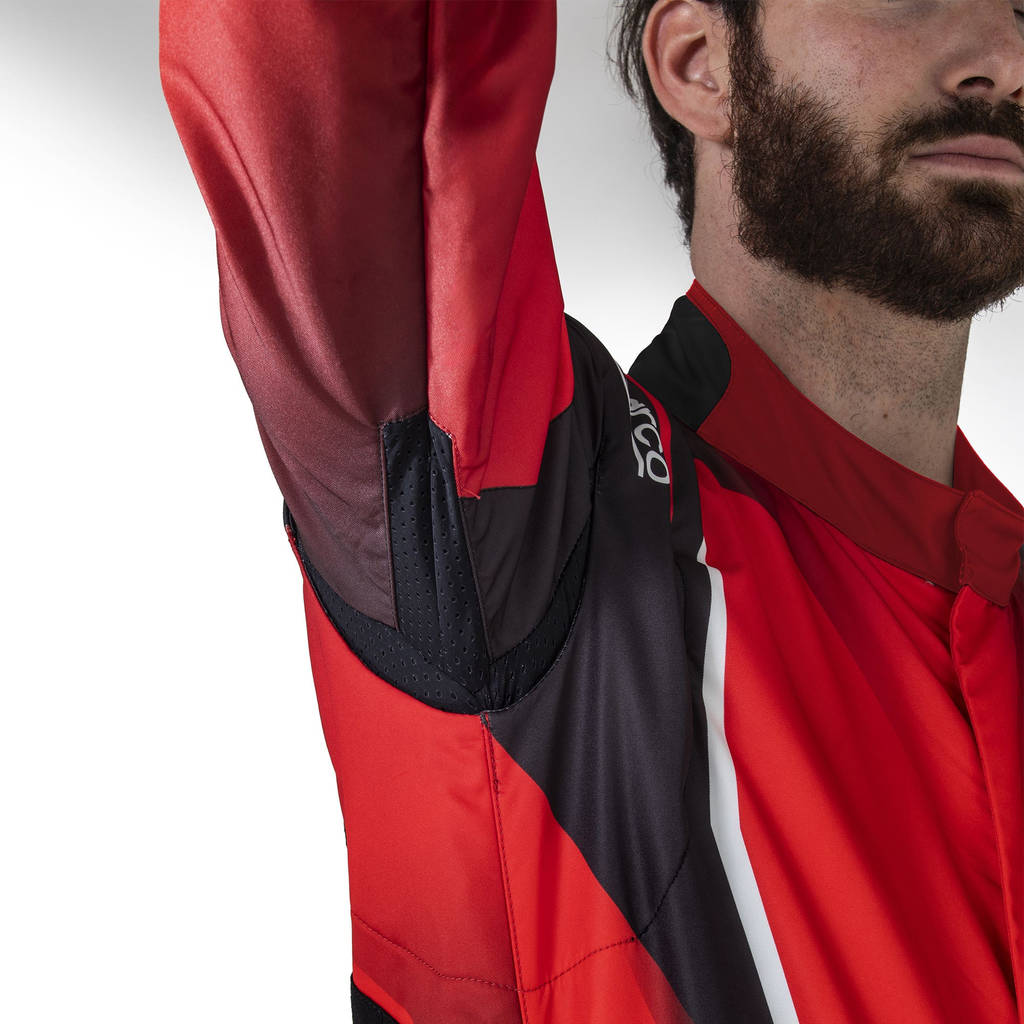 SPARCO 002310140NRRS Kart suit K46 Prime K Black/Red 140 Photo-3 