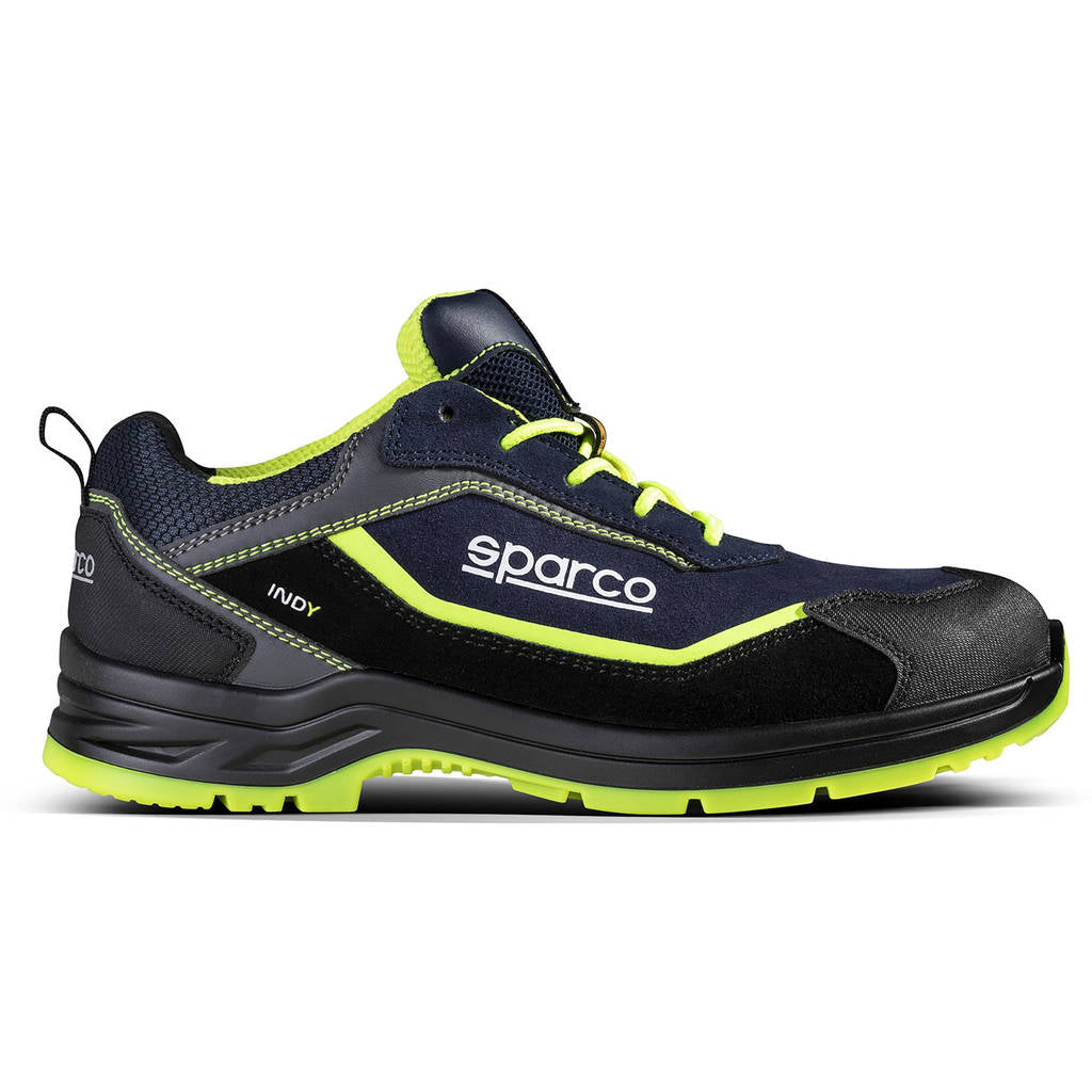 SPARCO 0753737BMGF Shoes Indy Baltimora S3 ESD blue marine/yellow fluo 37 Photo-2 