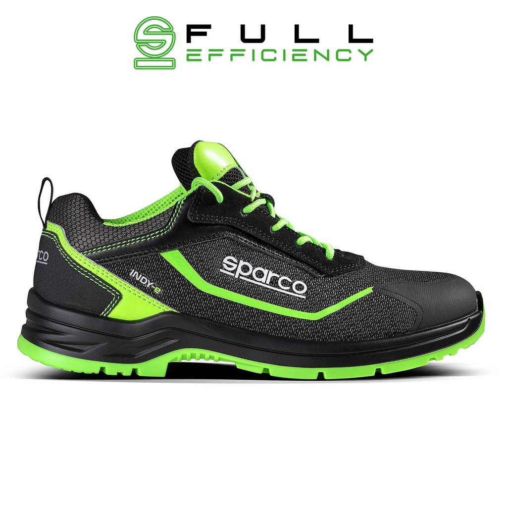 SPARCO 0754046NRVF Shoes Indy-E Forester S3 ESD Black/Green fluo 46 Photo-2 