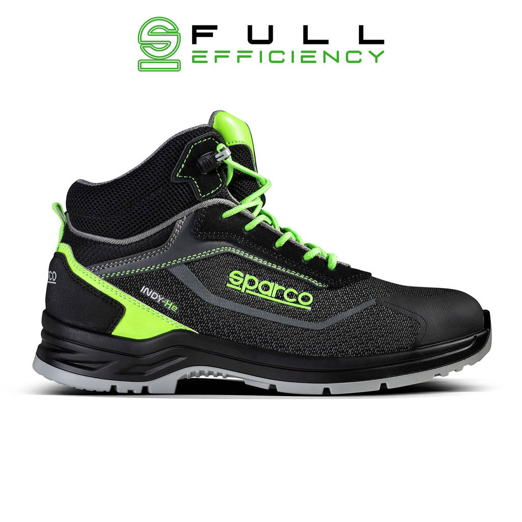 SPARCO 0754242NRVF Shoes Indy-He Ranger S3 ESD Black/Green fluo 42 Photo-2 