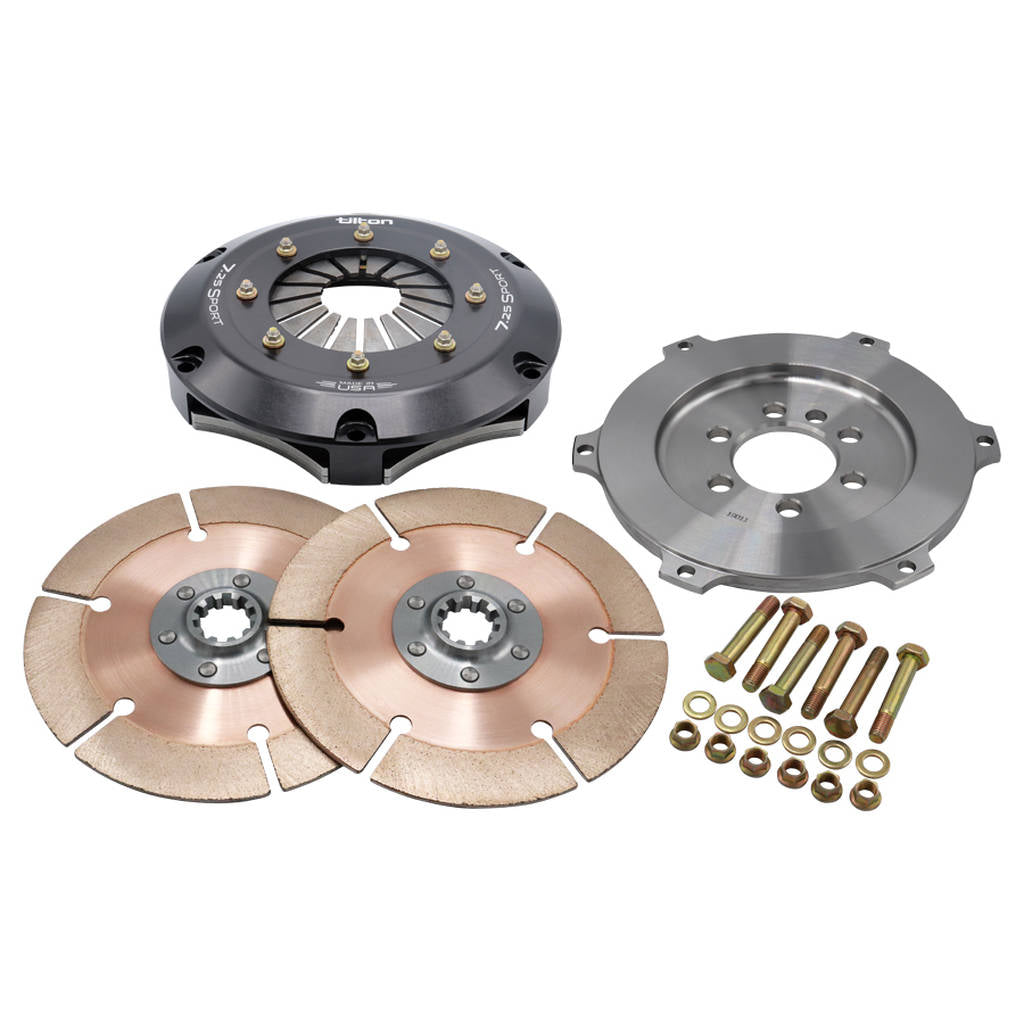 TILTON 56-2406 Clutch-flywheel assemblies, Sport 7.25, 2D for CHEVY (LS) Neutral, 10 SPL Photo-0 