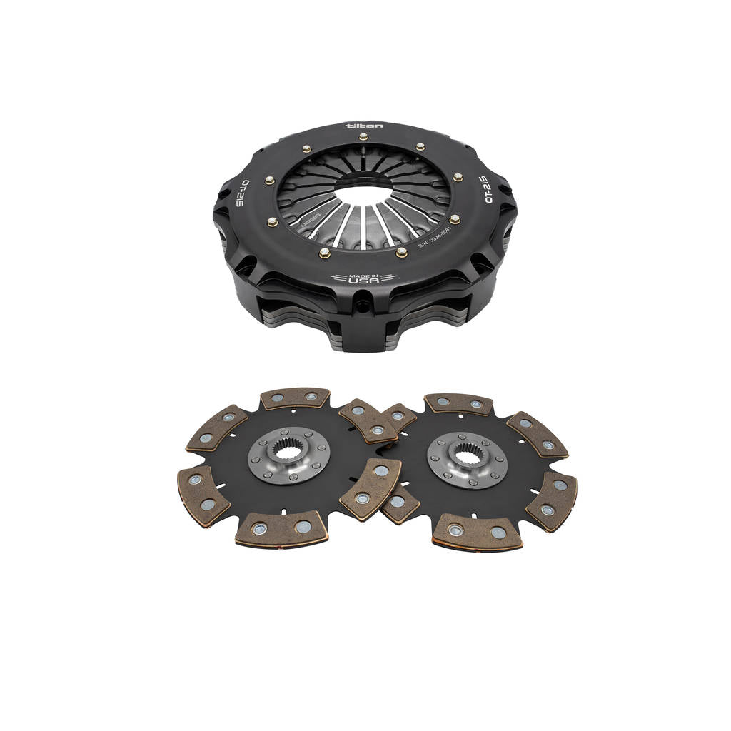 TILTON 68-302UG Clutch Assy OT-215, 8.5" 2-PLate Cerametallic (Less Discs) Photo-0 