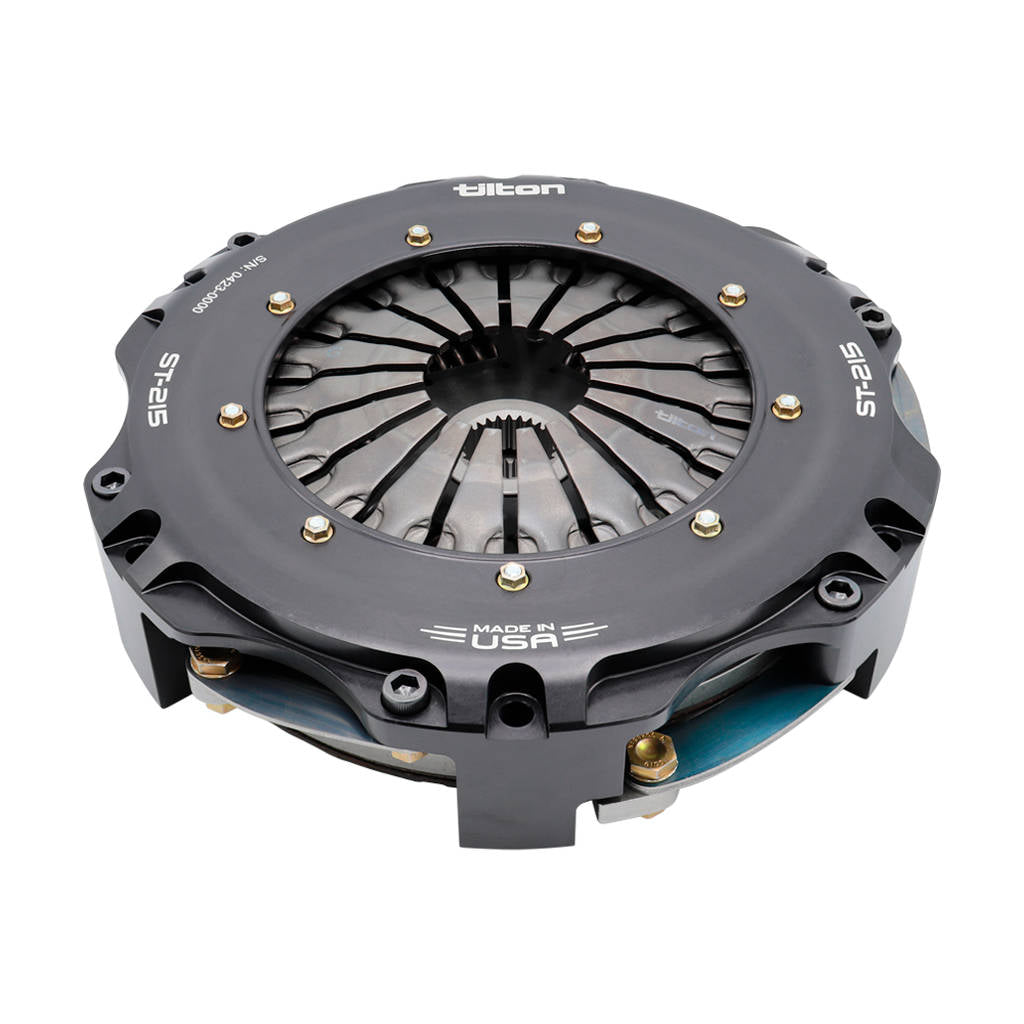 TILTON 68-402UG-30 Clutch ST-215, 2 PL, UHR, Gray, Organic, sprung hubs, 1" X 23 Spline Photo-0 