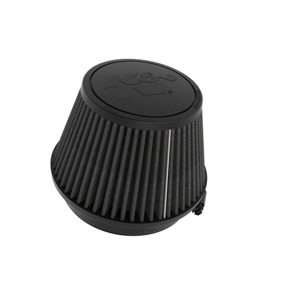 K&N RU-3120HBK Universal clamp-on air filter 5"FLG, 6-1/2" B, 4-1/2" T, 4" H Photo-0 