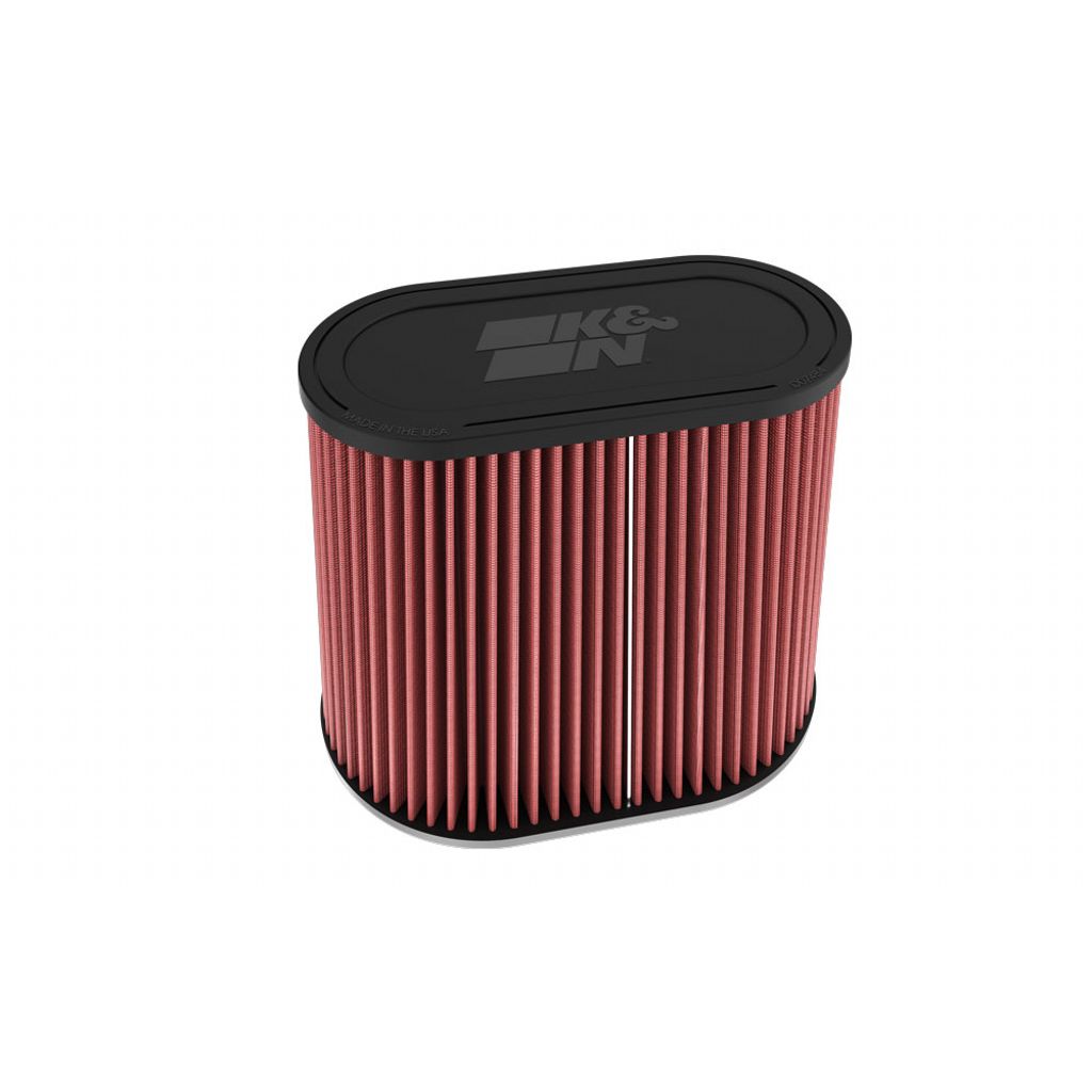 K&N RU-6104 Universal clamp-on air filter 3"DUAL FLG, 9"X 6"B, 7-3/8" X 3-5/8"T, 7-3/8"H Photo-0 